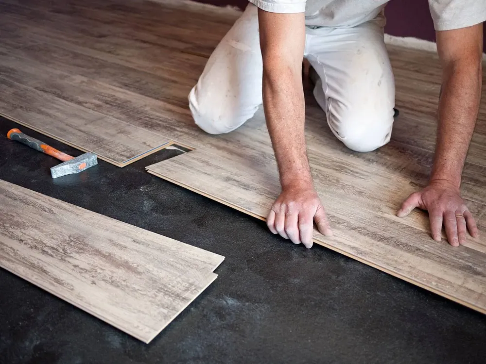 Parquet flottant près de La-Teste-de-Buch
